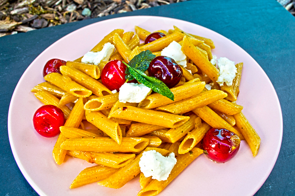 Pasta Cherries Sage