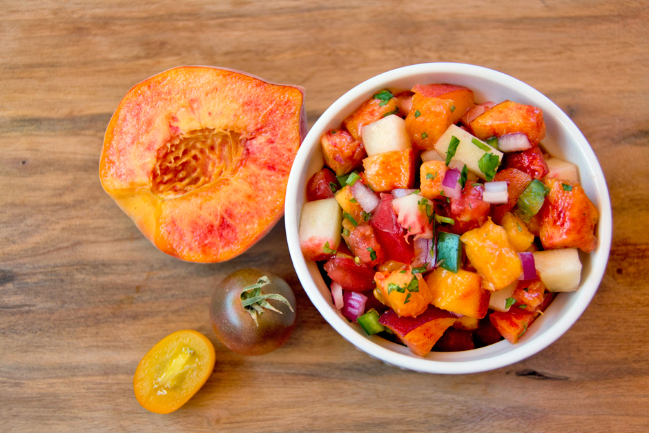 peach salsa