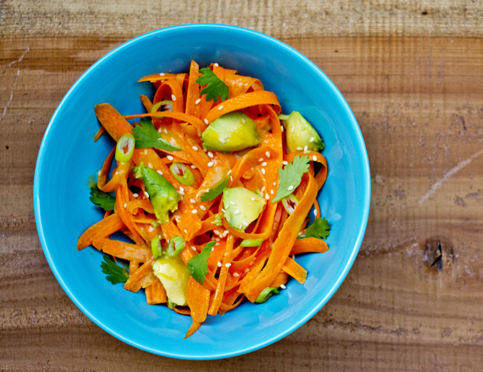 carrot avo salad