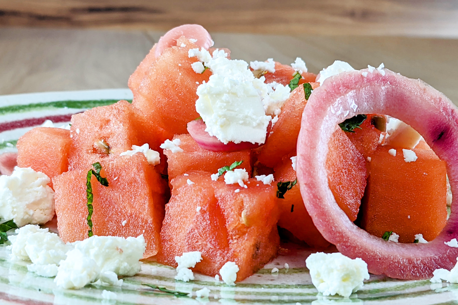 watermelon feta salad