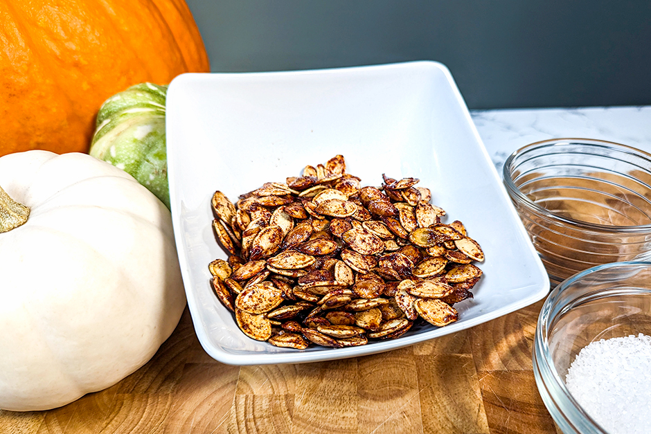 Cinnamon Toast Pumpkin Seeds