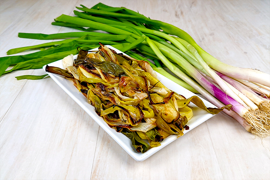 Roasted Spring Onions (with butter)