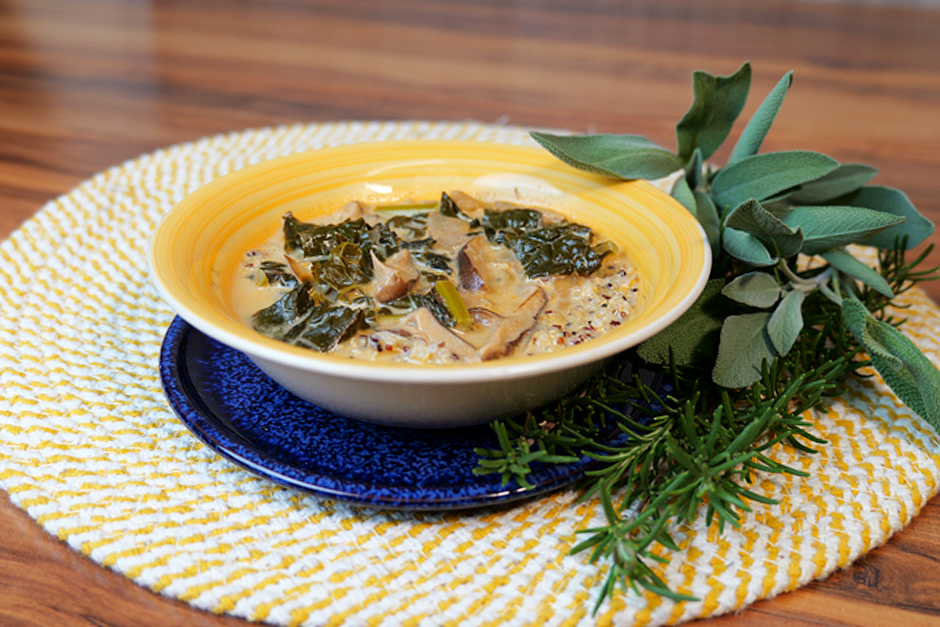 Kale Quinoa Soup