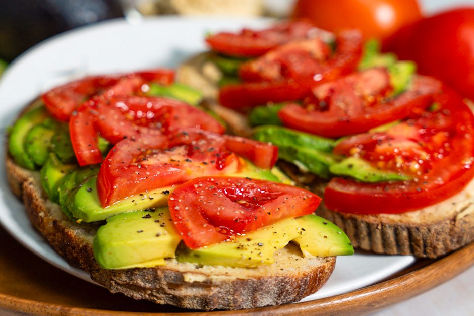 Hummus and Avocado Toast