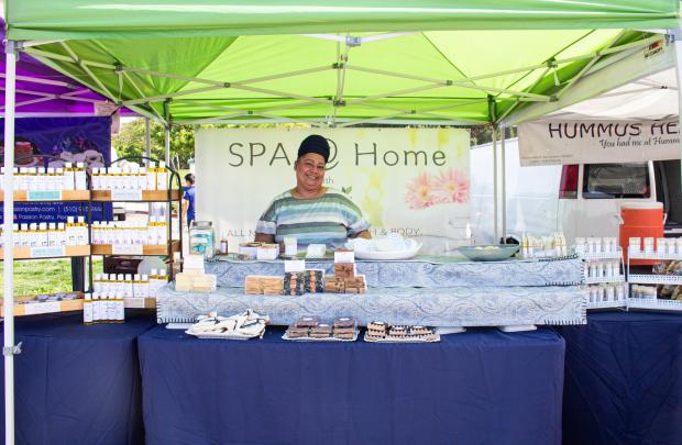 Harji Naturals stall at market