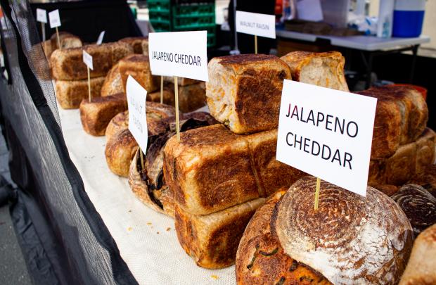 California Bakeshop products at Los Altos Farmers' Market