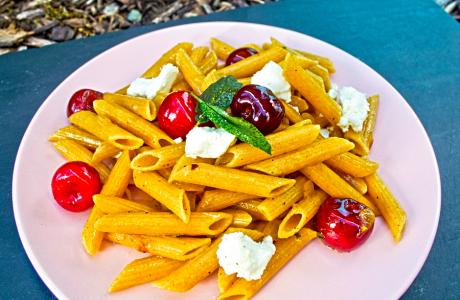 Pasta Cherries Sage