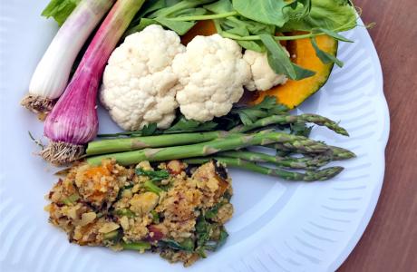 spring cauliflower rice