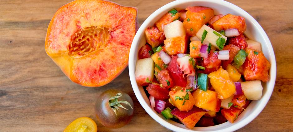 peach salsa