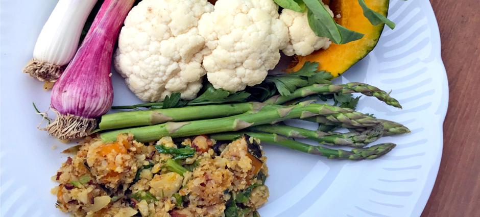 spring cauliflower rice