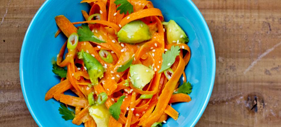 carrot avo salad