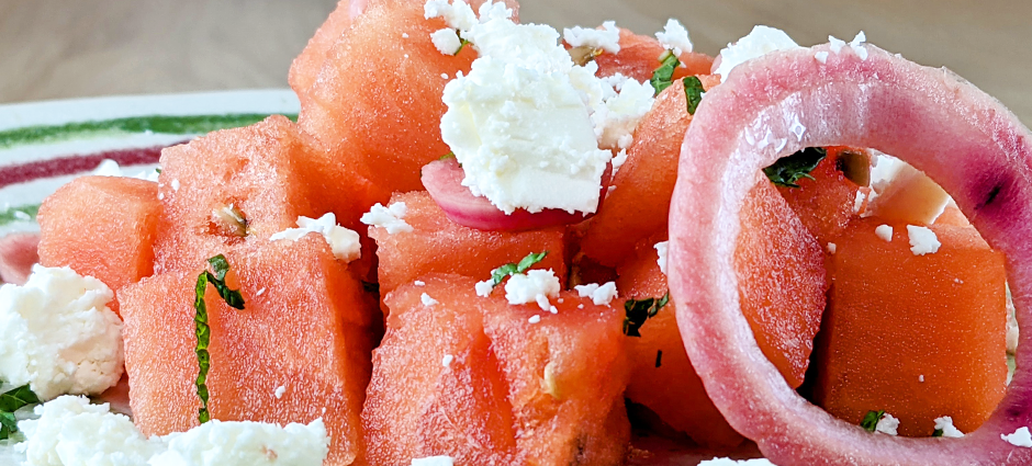 watermelon feta salad