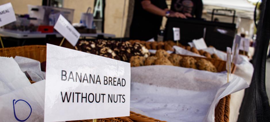 California Bakeshop products at Los Altos Farmers' Market