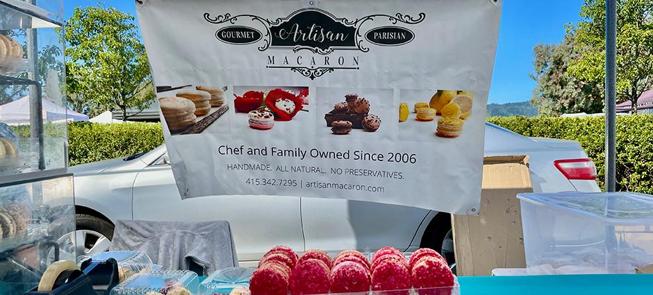Artisan Macaron College of San Mateo Farmers' Market