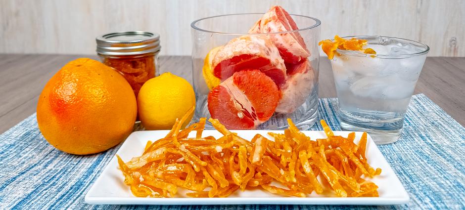 Sour Candied Citrus Peels