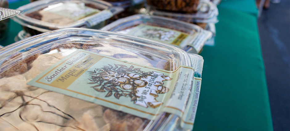 Southern Walnuts products at their booth