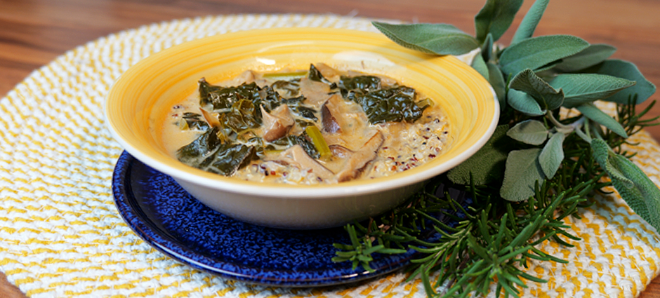 Kale Quinoa Soup